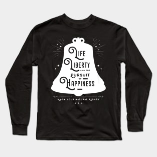 Life Liberty Pursuit Of Happiness Qanon Patriot Premium Tee Long Sleeve T-Shirt